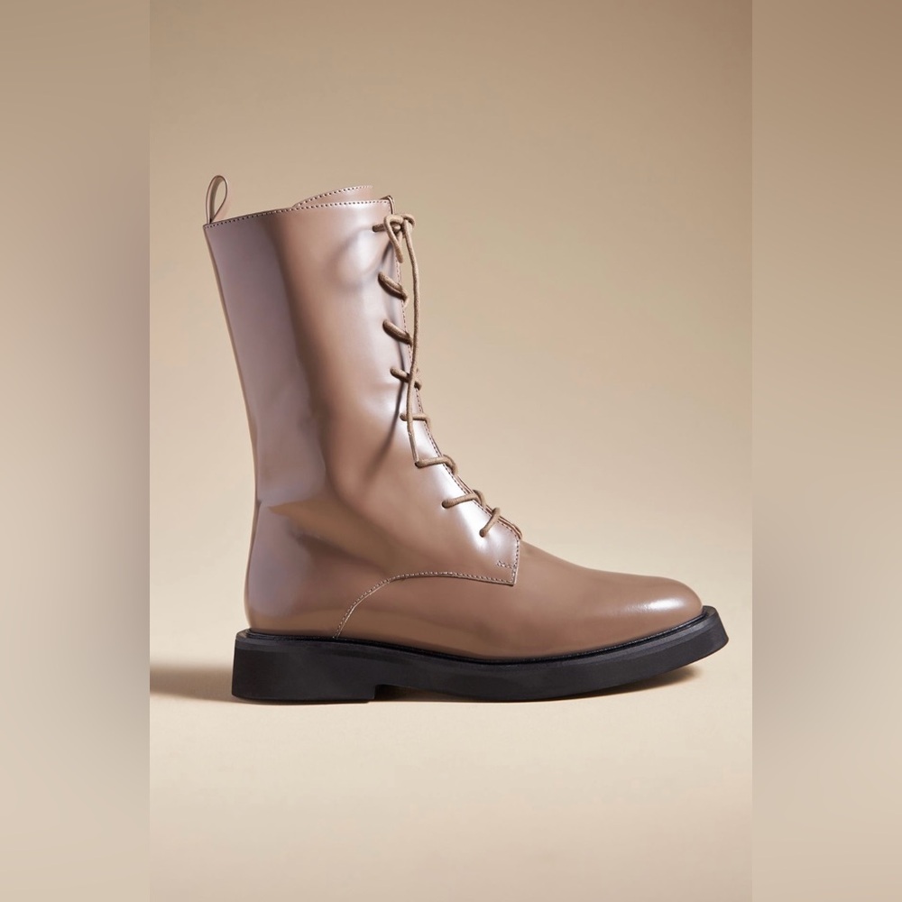 Pilcro Brown Lace-Up Boots for Women - Picture 2 of 14